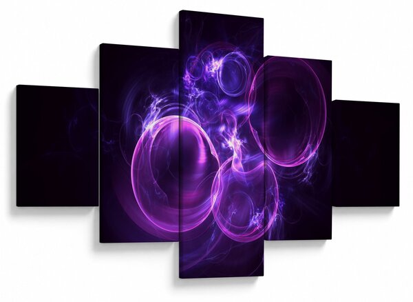 Abstraktní obraz bublin (125x70 cm)