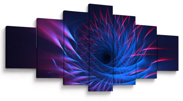 Obraz - abstrakce květu (210x100 cm)