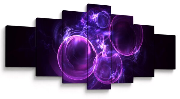 Abstraktní obraz bublin (210x100 cm)
