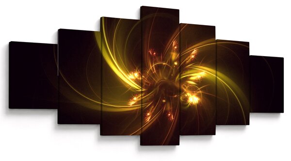 Obraz - abstrakce vrtulky (210x100 cm)