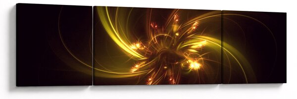 Obraz - abstrakce vrtulky (170x50 cm)