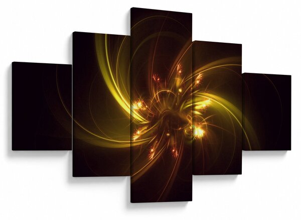 Obraz - abstrakce vrtulky (125x70 cm)
