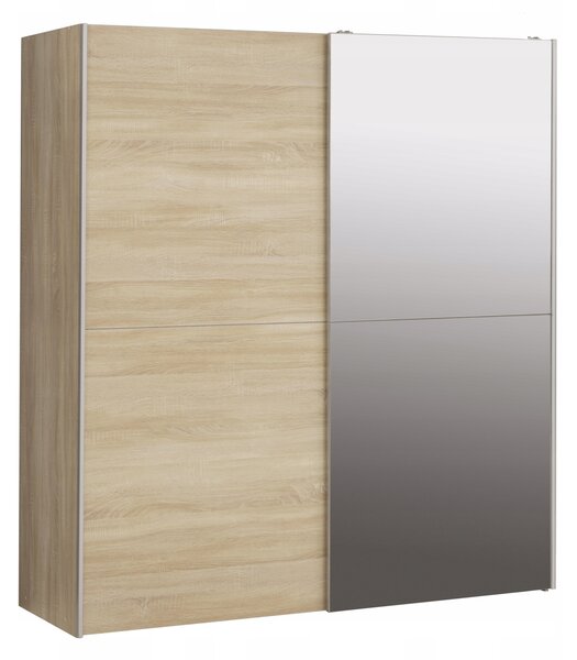 Skříň skříň se zrcadlem 170 cm Kaikais KAIS82241 dub sonoma