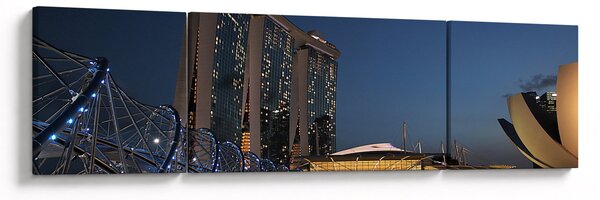 Obraz moderní metropole (170x50 cm)