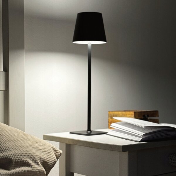 Stolní lampa Ledlumen Bezdrátová černá 3 W