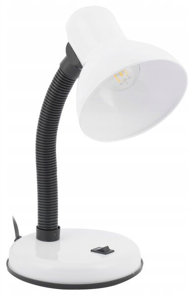 Školní stolní lampa LEDLUX bílá, stolní, výkon až 60 W
