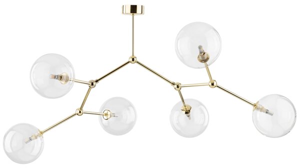 TK Lighting Závěsné svítidlo na lanku 10071 FAIRY zlatá