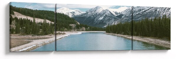 Obraz horské krajiny (170x50 cm)