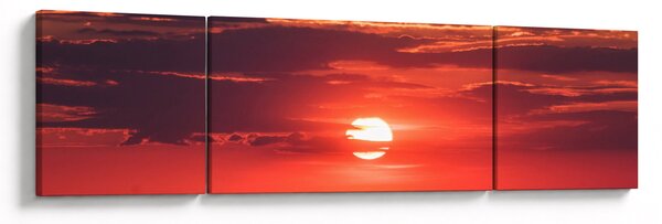 Obraz barevného slunce (170x50 cm)