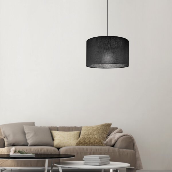Brilagi - LED Lustr na lanku ANTHONY 1xE27/60W/230V dub ořech/černá