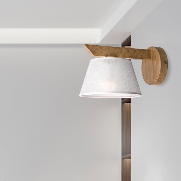 Brilagi - LED Nástěnné svítidlo ANTHONY 1xE14/40W/230V dub/bílá