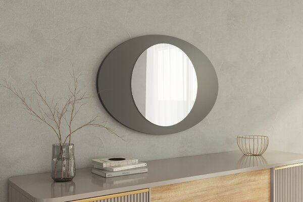 Zrcadlo Oblisimo (antracit). Akce -27%