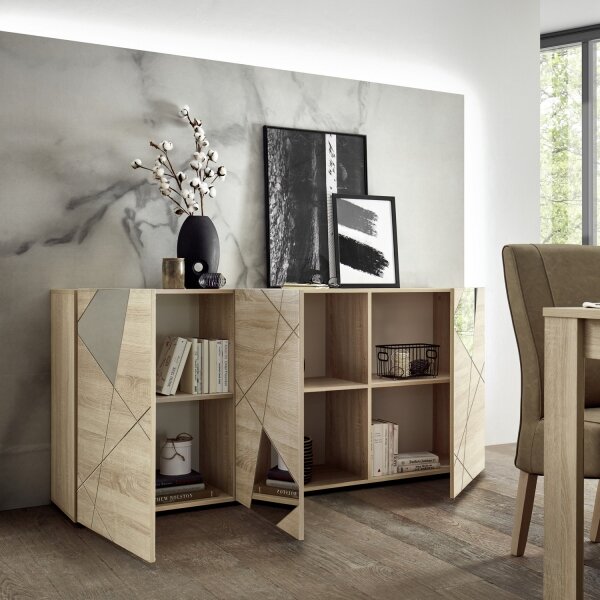 Komoda TAVRI 181x84x42 cm dub sonoma