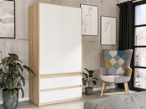 Skříň Framire Modern 90 x 180 x 55 cm dub sonoma