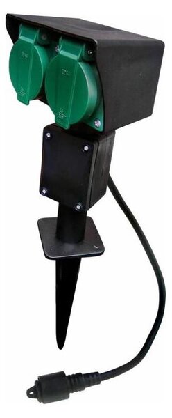 Venkovní zásuvkový sloupek EASY CONNECT 2Z 3600W/230V IP44 zelená