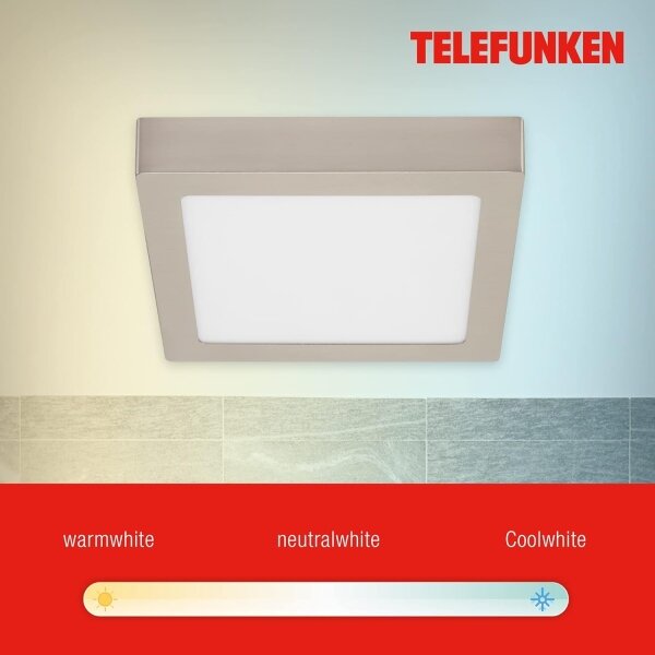 Telefunken 309602TF - LED RGBW Stropní svítidlo LED/18W/230V 2700-6500K WiFi