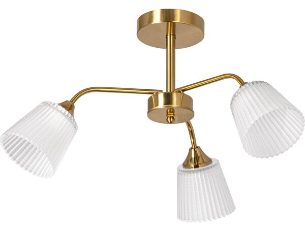Lustr na tyči 3xE14/60W/230V zlatá