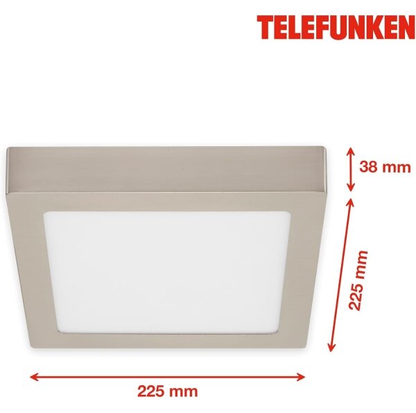 Telefunken 309602TF - LED RGBW Stropní svítidlo LED/18W/230V 2700-6500K WiFi