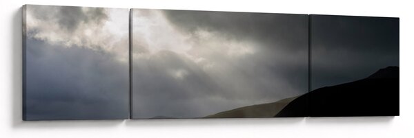 Obraz blížící se bouřky (170x50 cm)