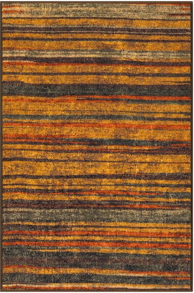KOBEREC PROTIKLOUZAVÝ SMYČKOVÝ DO OBÝVACÍHO POKOJE BAREVNÝ S PRUHY FUSION 80x100 cm