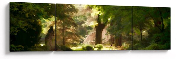 Obraz parku (170x50 cm)
