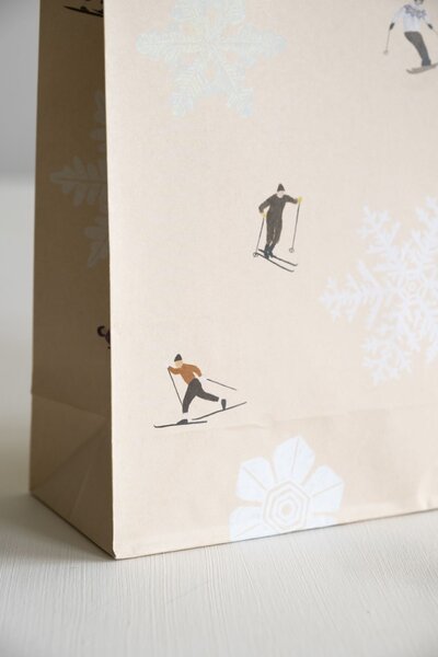 Dárková taška Skiers Beige