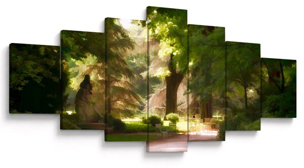 Obraz parku (210x100 cm)