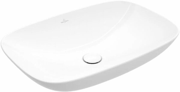 Villeroy & Boch Loop & Friends umyvadlo 63x43 cm obdélníkový na pult bílá lesk 4A500001