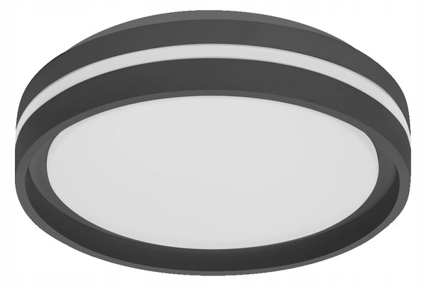 Stropní Svítidlo LED nástěnné svítidlo 16W 1000lm 3000K Teplá černá Orbis Osram