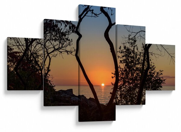 Obraz západu slunce (125x70 cm)