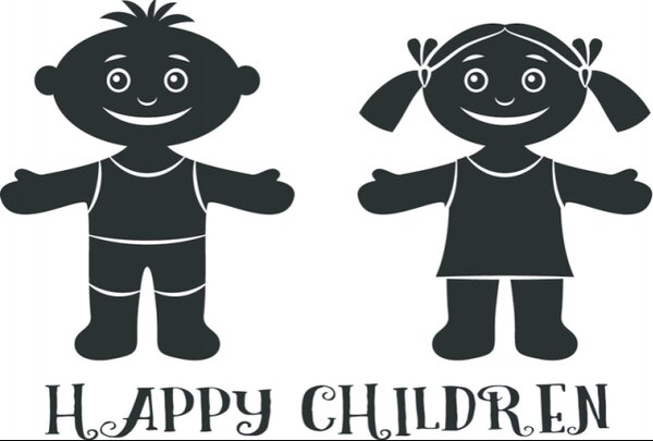 Samolepka Happy children