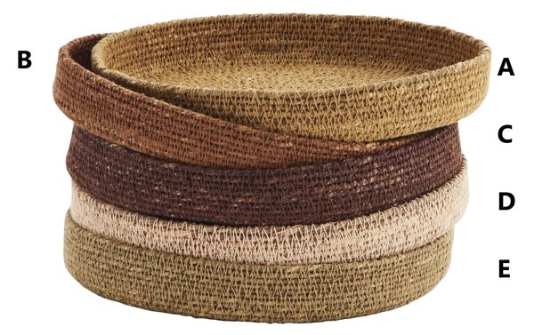Kulatý košík Seagrass Multicolour A