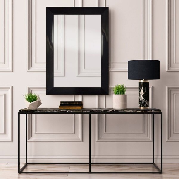 Ars Longa Simple zrcadlo 63x83 cm obdélníkový černá SIMPLE5070-C