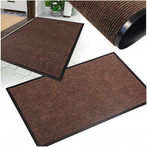Vstupní rohožka vícebarevná 50x80 cm textilní PVC protiskluzová