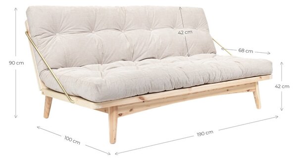 Manšestrová variabilní pohovka Karup Design Folk Raw/Natural