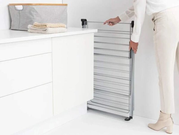 Brabantia Sušák Hangon 25 m s věšákem, metalická šedá