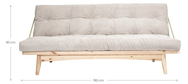 Manšestrová variabilní pohovka Karup Design Folk Raw/Natural