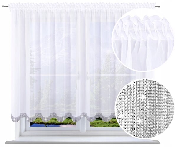 Klasická voálová záclona 400 cm x 130 cm