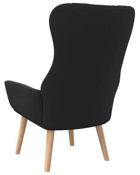 Relaxační židle černá textil 341400