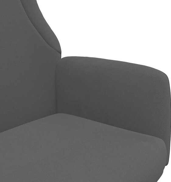Relaxační židle černá textil 341400
