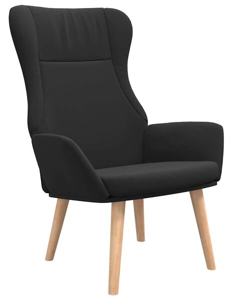 Relaxační židle černá textil 341400