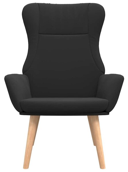 Relaxační židle černá textil 341400