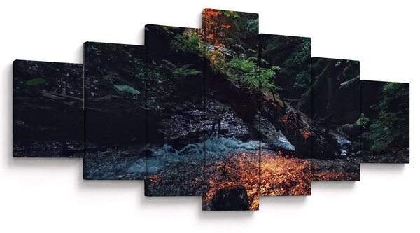 Obraz horské říčky (210x100 cm)
