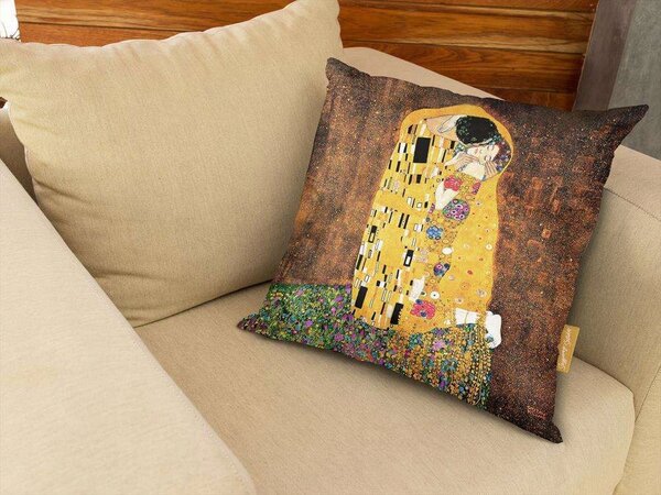 Polštář Polibek Gustav Klimt