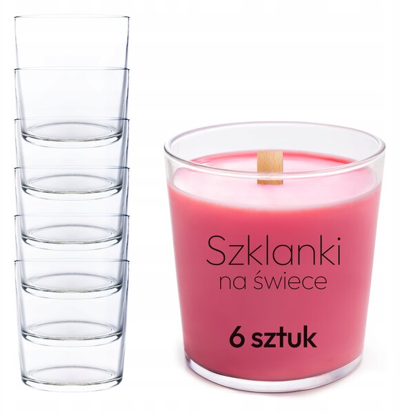 Svícen na čajové svíčky KONZEPT skleněný čirý vintage 9 cm
