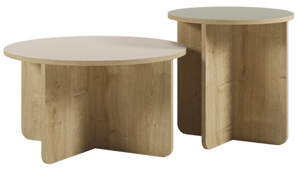 Marckeric Set konferenčních stolků Hillary 50/70 cm