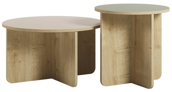 Marckeric Set konferenčních stolků Hillary 50/70 cm