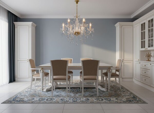 Designový lustr EL417609, Varianta Stříbrný