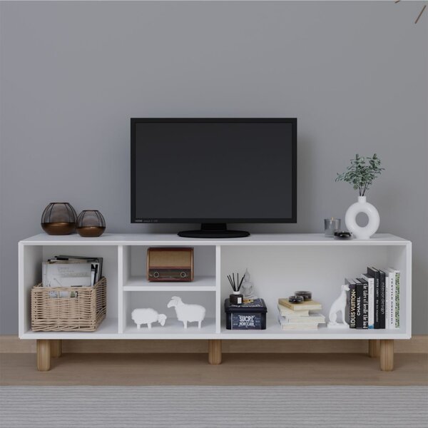 TV stolek/skříňka Bohsody T (bílá). Akce -25%