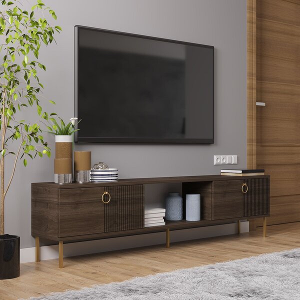 TV stolek/skříňka Payette (ořech). Akce -25%